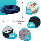 Coussin donut pour le coccyx