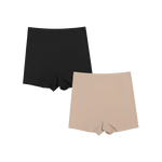 Lot de 2 Shortys Taille Haute Gainants - Soie Glacée