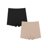 Lot de 2 Shortys Taille Haute Gainants - Soie Glacée
