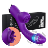 CANDY LUSH - Vibromasseur 2 en 1 - 20 modes de plaisir intense
