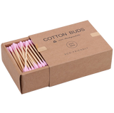 2x Boîtes de coton-tiges en Bambou