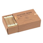 2x Boîtes de coton-tiges en Bambou