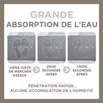 Tapis de bain ultra absorbant et antidérapant
