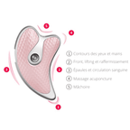 Masseur facial Gua Sha lumière thérapeutique