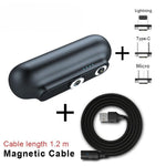 Mini Batterie externe magnétique 3 en 1