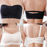 Soutien gorge Bandeau Bretelles Amovibles et Sans armatures