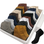 Lot de 10 paires de socquettes d'été en fibre de bambou
