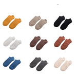 Lot de 10 paires de socquettes d'été en fibre de bambou