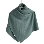 Châle tricoté pour femme - 4 en 1