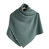 Châle tricoté pour femme - 4 en 1