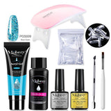 Kit Complet débutant faux ongles en PolyGel - Lampe OFFERTE