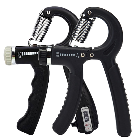 HAND GRIP - 2x Pinces de musculation 5 à 60 KG
