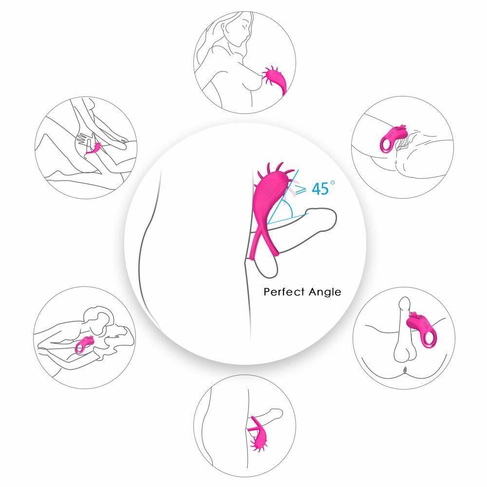 DOUBLE RING - Jouet pour couple à double anneau rotatif