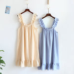 Chemise de nuit en gaze de coton