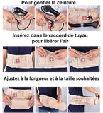 Ceinture gonflable de décompression lombaire