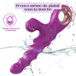 ON FIRE - Vibromasseur texturé chauffant 2 en 1