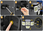 Panneau lumineux solaire multidirectionnel
