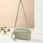 Mini Sac Bandoulière Femme Grande Capacité – Sac Léger en Nylon avec Fermeture Éclair