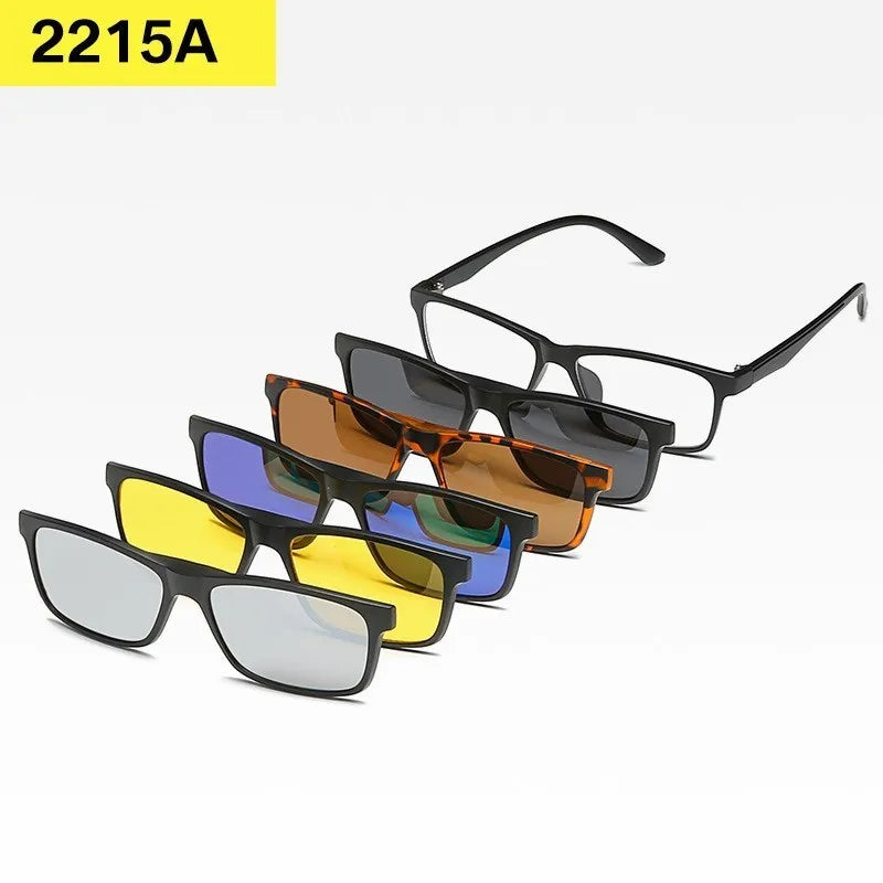 Set 6 Lunettes Polarisées pour Conduite, Soleil & Repos Visuel