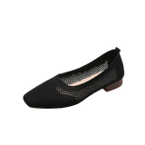Ballerines bout carré en maille respirante - Collection 2023