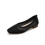 Ballerines bout carré en maille respirante - Collection 2023