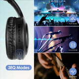 Casque Bluetooth Pliable avec Basses Renforcées - Son Clair & Profond