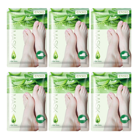 6 Paires Masques Exfoliants pour pied
