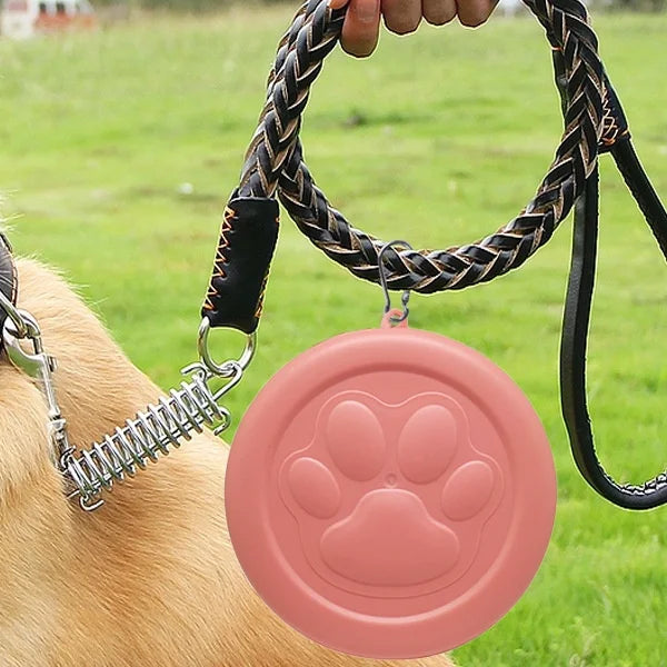 Gamelle Portable pour Chien – Bol de Voyage pour Croquettes et Friandises avec Mousqueton