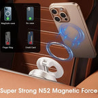 Fixation Téléphone Aimantée Pliable pour Voiture & Bureau - 360° Réglable