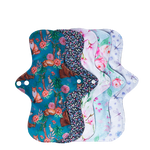 Lot de 5 Serviettes hygiéniques lavables et réutilisables
