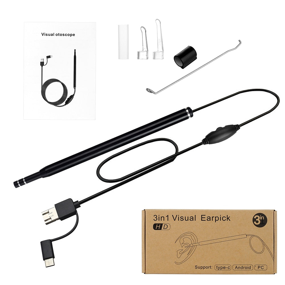 Caméra Otoscope HD pour oreilles