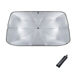 Pare-soleil de voiture rétractable en aluminium isolant thermique