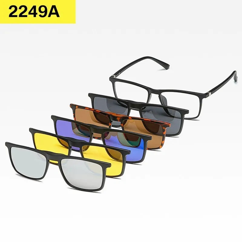 Set 6 Lunettes Polarisées pour Conduite, Soleil & Repos Visuel