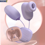 Stimulateur 2 en 1 pour tétons et clitoris - Succions & vibrations