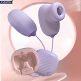 Stimulateur 2 en 1 pour tétons et clitoris - Succions & vibrations
