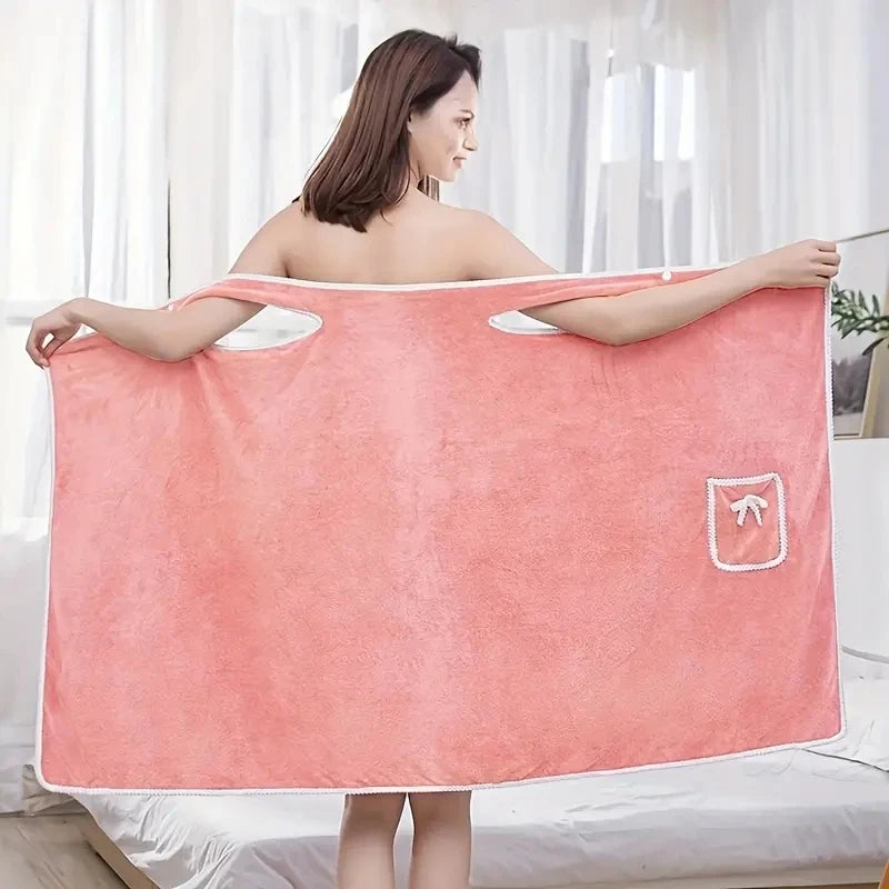 Absorbent Bath Towel Dress - Quick Drying for Beach, Pool, Spa, and Sports
