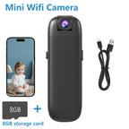 Mini Caméra IP 1080HD Rotative à 180° à Clip - Vision Nocturne