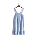 Chemise de nuit en gaze de coton