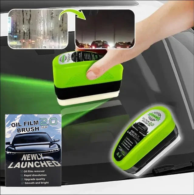 Brosse Nettoyante pour Pare-Brise Auto – Brosse à Vitres & Dégraissant