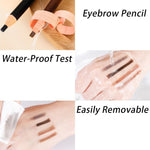5x Crayons à sourcils longue tenue - Pas besoin de tailler