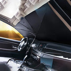 Pare-soleil de voiture rétractable en aluminium isolant thermique