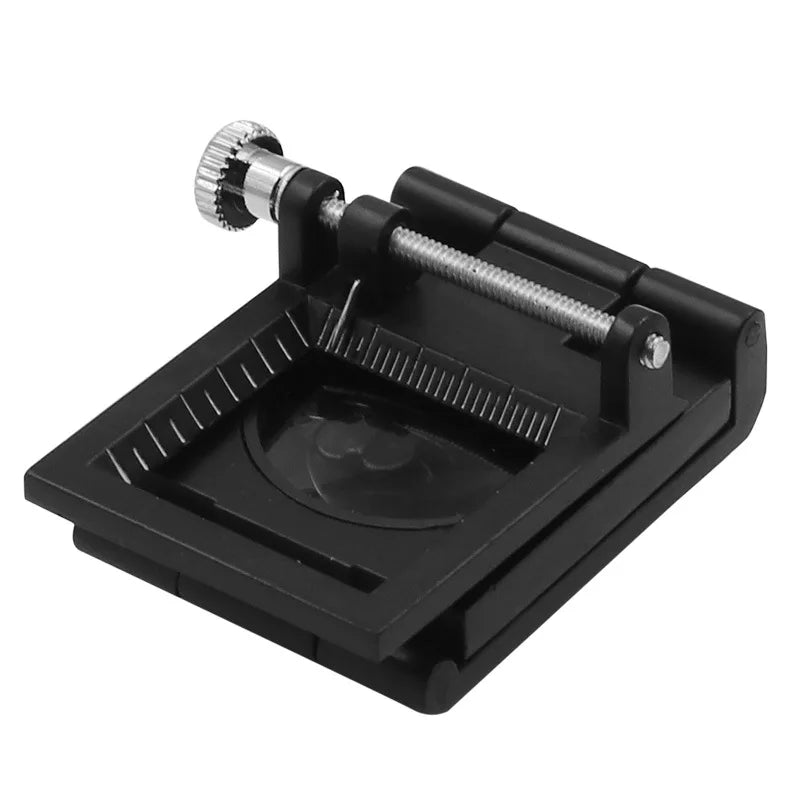 Loupe pliable Grossissement x10 avec règle et LED - Étui