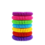Lot de 10 Bracelets à la citronnelle anti-moustiques