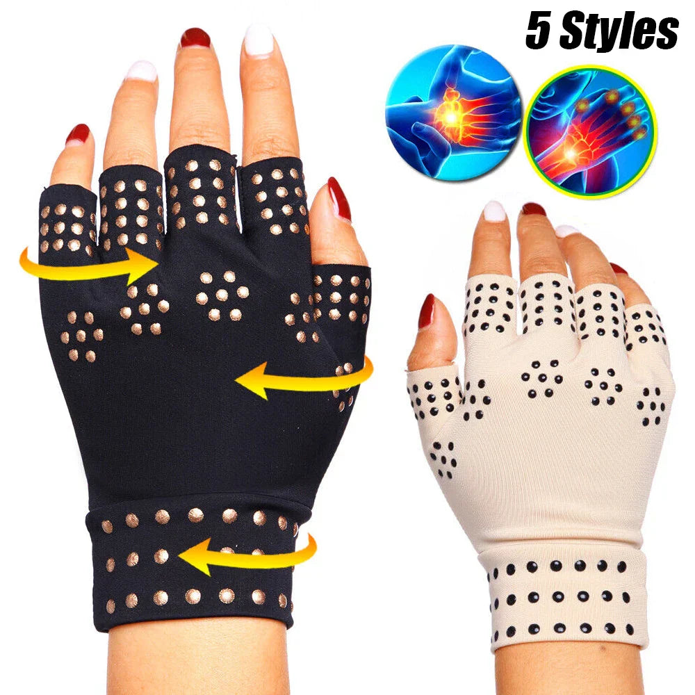 Gants Thérapeutiques Magnétiques Anti-Douleurs Articulaires