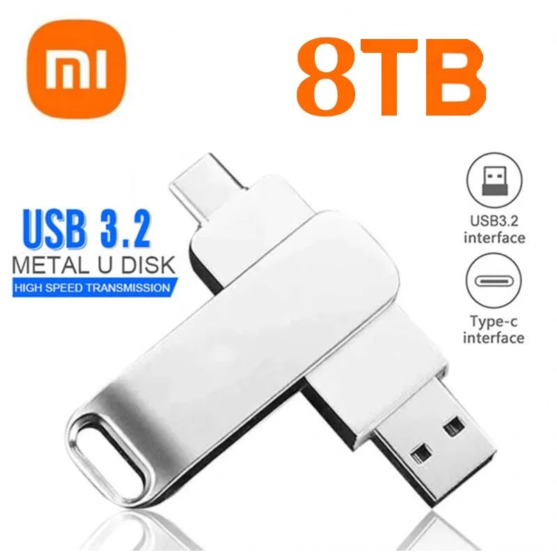 Clé USB 3.2 16TB + Adaptateur Type-C OFFERT