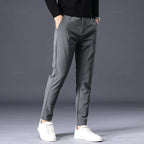 Pantalon élégant d'hiver avec doublure en polaire ultra-chaude pour Homme