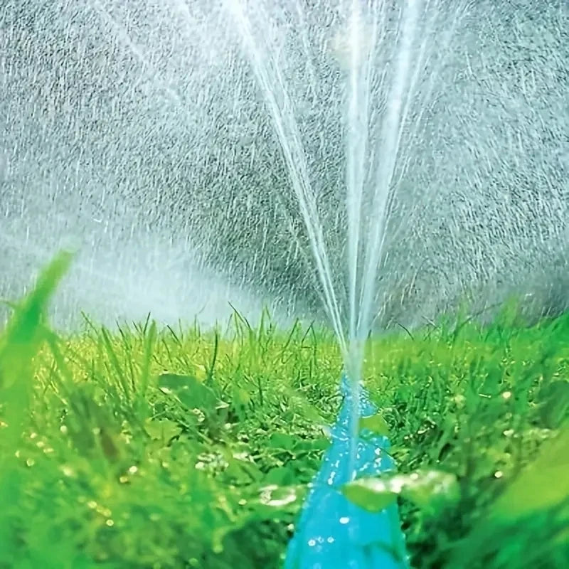 Tuyau d’Arrosage Perforé 15 m – Arroseur Plat Multi-Jets pour Pelouse, Jardin et Potager