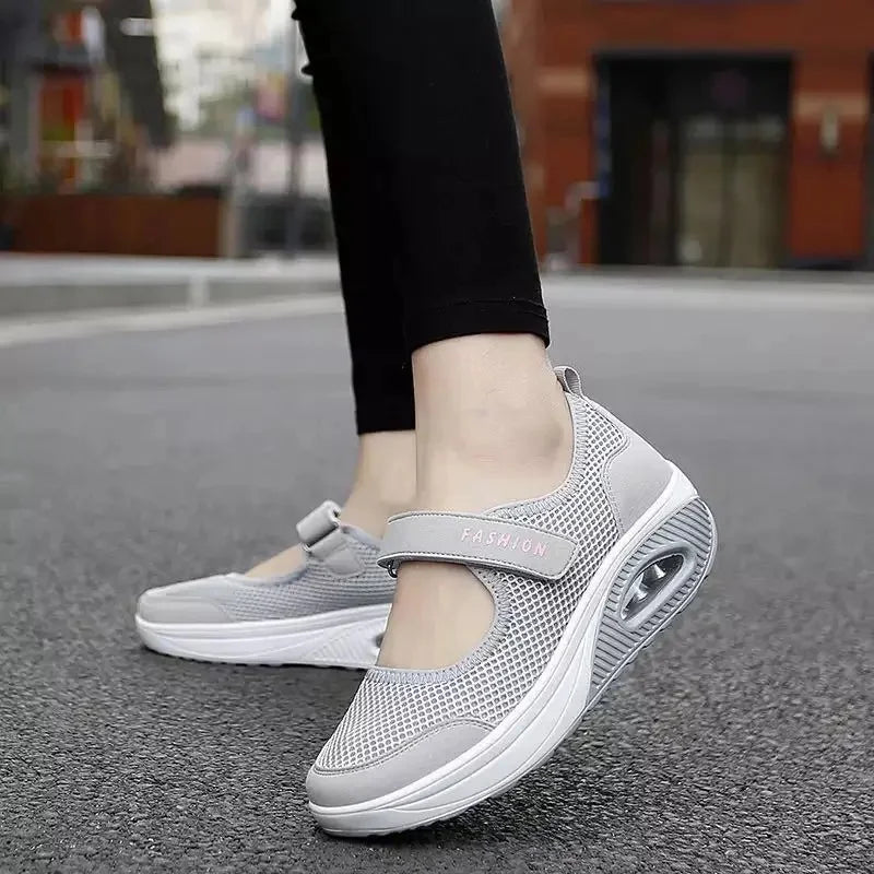 Ballerines Baskets Orthopédiques à Semelle Compensée