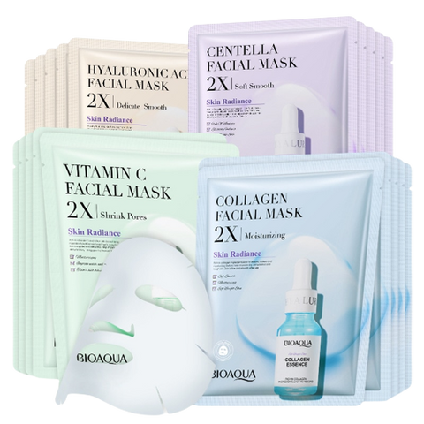 Lot de 20 Masques en tissu - Soin visage