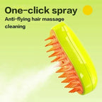 Brosse à Vapeur 3 en 1 pour Chien et Chat